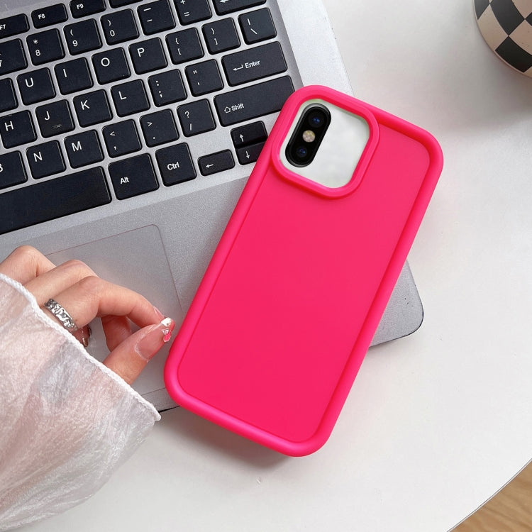 Shockproof Frame Frosted TPU Phone Case, For iPhone X / XS, For iPhone XR, For iPhone XS Max, For iPhone 8 Plus / 7 Plus