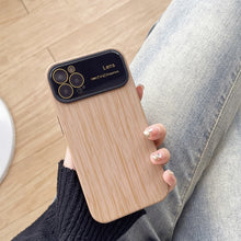 Load image into Gallery viewer, Wood Grain TPU Phone Case with Lens Film, For iPhone 12 Pro, For iPhone 11 Pro Max, For iPhone 11, For iPhone 11 Pro