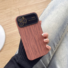 Load image into Gallery viewer, Wood Grain TPU Phone Case with Lens Film, For iPhone 12 Pro, For iPhone 11 Pro Max, For iPhone 11, For iPhone 11 Pro