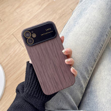 Load image into Gallery viewer, Wood Grain TPU Phone Case with Lens Film, For iPhone 12 Pro, For iPhone 11 Pro Max, For iPhone 11, For iPhone 11 Pro