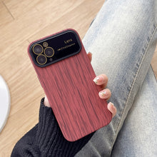Load image into Gallery viewer, Wood Grain TPU Phone Case with Lens Film, For iPhone 12 Pro, For iPhone 11 Pro Max, For iPhone 11, For iPhone 11 Pro