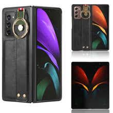 Load image into Gallery viewer, Wristband Leather Back Phone Case
