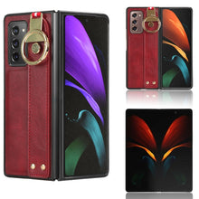 Load image into Gallery viewer, Wristband Leather Back Phone Case