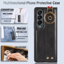 Load image into Gallery viewer, Wristband Leather Back Phone Case