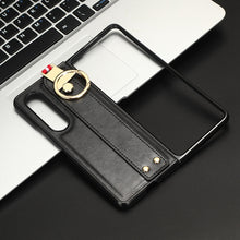 Load image into Gallery viewer, Wristband Leather Back Phone Case