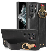 Load image into Gallery viewer, Wristband Leather Back Phone Case