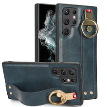 Load image into Gallery viewer, Wristband Leather Back Phone Case