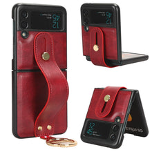 Load image into Gallery viewer, Wristband Leather Back Phone Case