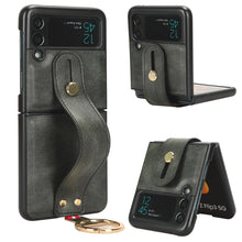Load image into Gallery viewer, Wristband Leather Back Phone Case