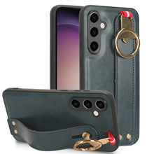 Load image into Gallery viewer, Wristband Leather Back Phone Case