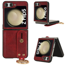 Load image into Gallery viewer, Wristband Leather Back Phone Case