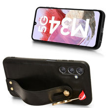 Load image into Gallery viewer, Wristband Leather Back Phone Case, For Samsung Galaxy M34 5G, For Samsung Galaxy Z Fold4, For Samsung Galaxy A05s 4G, For Samsung Galaxy S24 Ultra 5G, For Samsung Galaxy S23 FE 5G, For Samsung Galaxy S24+ 5G, For Samsung Galaxy Z Flip4                 ...
