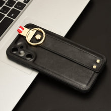 Load image into Gallery viewer, Wristband Leather Back Phone Case, For Samsung Galaxy M34 5G, For Samsung Galaxy Z Fold4, For Samsung Galaxy A05s 4G, For Samsung Galaxy S24 Ultra 5G, For Samsung Galaxy S23 FE 5G, For Samsung Galaxy S24+ 5G, For Samsung Galaxy Z Flip4                 ...