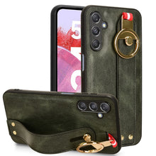 Load image into Gallery viewer, Wristband Leather Back Phone Case, For Samsung Galaxy S24 Ultra 5G, For Samsung Galaxy M34 5G, For Samsung Galaxy Z Fold4, For Samsung Galaxy A05s 4G, For Samsung Galaxy S23 FE 5G, For Samsung Galaxy S24+ 5G, For Samsung Galaxy Z Flip4                 ...