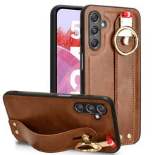 Load image into Gallery viewer, Wristband Leather Back Phone Case