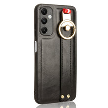 Load image into Gallery viewer, Wristband Leather Back Phone Case, For Samsung Galaxy A05s 4G, For Samsung Galaxy S24 Ultra 5G, For Samsung Galaxy M34 5G, For Samsung Galaxy Z Fold4, For Samsung Galaxy S24+ 5G, For Samsung Galaxy Z Flip4, For Samsung Galaxy S23 FE 5G                 ...