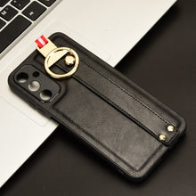 Load image into Gallery viewer, Wristband Leather Back Phone Case, For Samsung Galaxy A05s 4G, For Samsung Galaxy S24 Ultra 5G, For Samsung Galaxy M34 5G, For Samsung Galaxy Z Fold4, For Samsung Galaxy S24+ 5G, For Samsung Galaxy Z Flip4, For Samsung Galaxy S23 FE 5G                 ...