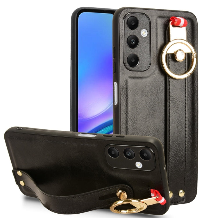 Wristband Leather Back Phone Case, For Samsung Galaxy A05s 4G, For Samsung Galaxy S24 Ultra 5G, For Samsung Galaxy M34 5G, For Samsung Galaxy Z Fold4, For Samsung Galaxy S24+ 5G, For Samsung Galaxy Z Flip4, For Samsung Galaxy S23 FE 5G                 ...