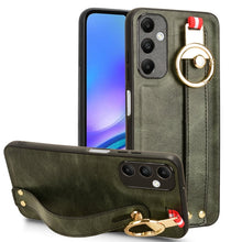 Load image into Gallery viewer, Wristband Leather Back Phone Case, For Samsung Galaxy A05s 4G, For Samsung Galaxy S24 Ultra 5G, For Samsung Galaxy M34 5G, For Samsung Galaxy Z Fold4, For Samsung Galaxy S24+ 5G, For Samsung Galaxy Z Flip4, For Samsung Galaxy S23 FE 5G                 ...