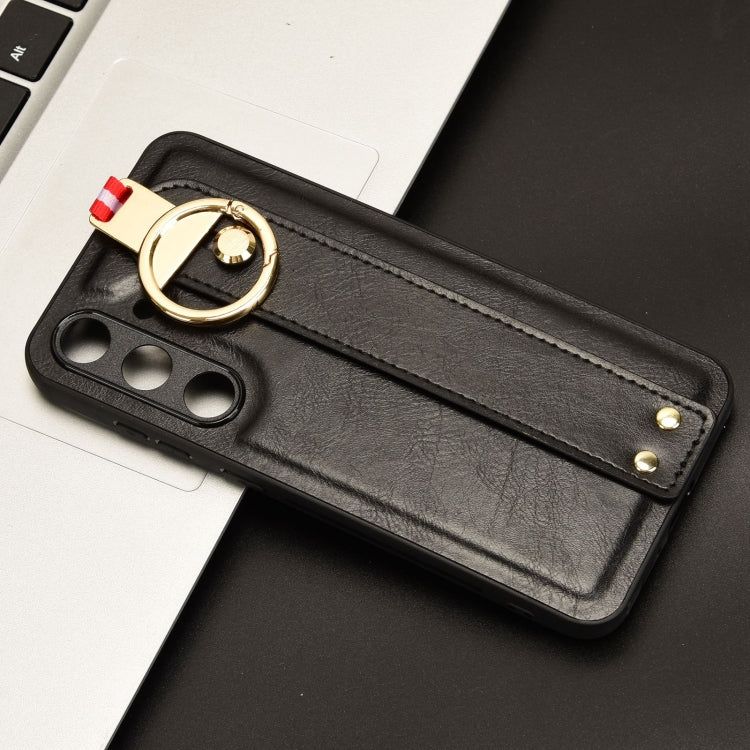 Wristband Leather Back Phone Case