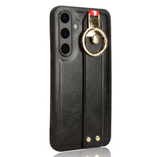 Load image into Gallery viewer, Wristband Leather Back Phone Case