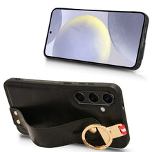Load image into Gallery viewer, Wristband Leather Back Phone Case