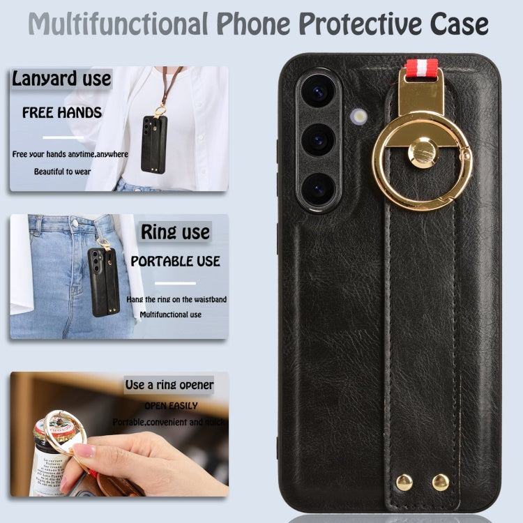 Wristband Leather Back Phone Case