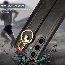 Load image into Gallery viewer, Wristband Leather Back Phone Case