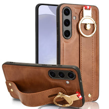 Load image into Gallery viewer, Wristband Leather Back Phone Case