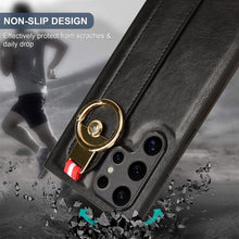 Load image into Gallery viewer, Wristband Leather Back Phone Case, For Samsung Galaxy S24 Ultra 5G, For Samsung Galaxy M34 5G, For Samsung Galaxy Z Fold4, For Samsung Galaxy A05s 4G, For Samsung Galaxy S23 FE 5G, For Samsung Galaxy S24+ 5G, For Samsung Galaxy Z Flip4                 ...