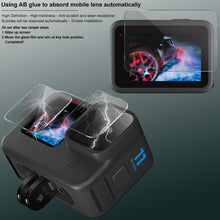 Load image into Gallery viewer, imak Rear Screen + Front Screen + Rear Camera Lens Tempered Glass Film, For GoPro HERO11 Black