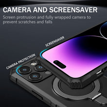 Load image into Gallery viewer, MagSafe Magnetic Holder Phone Case, For iPhone 15 Pro Max, For iPhone 15 Pro, For iPhone 15 Plus, For iPhone 15, For iPhone 14 Plus, For iPhone 14, For iPhone 14 Pro, For iPhone 14 Pro Max