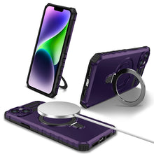 Load image into Gallery viewer, MagSafe Magnetic Holder Phone Case, For iPhone 15 Pro Max, For iPhone 15 Pro, For iPhone 15 Plus, For iPhone 15, For iPhone 14 Plus, For iPhone 14, For iPhone 14 Pro, For iPhone 14 Pro Max