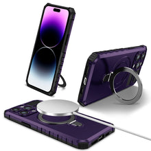 Load image into Gallery viewer, MagSafe Magnetic Holder Phone Case, For iPhone 15 Pro Max, For iPhone 15 Pro, For iPhone 15 Plus, For iPhone 15, For iPhone 14 Plus, For iPhone 14, For iPhone 14 Pro, For iPhone 14 Pro Max