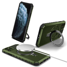 Load image into Gallery viewer, MagSafe Magnetic Holder Phone Case, For iPhone 13 Pro Max, For iPhone 13 Pro, For iPhone 13, For iPhone 12, For iPhone 12 Pro Max, For iPhone 12 Pro, For iPhone 11 Pro Max, For iPhone 11