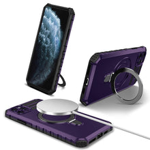 Load image into Gallery viewer, MagSafe Magnetic Holder Phone Case, For iPhone 13 Pro Max, For iPhone 13 Pro, For iPhone 13, For iPhone 12, For iPhone 12 Pro Max, For iPhone 12 Pro, For iPhone 11 Pro Max, For iPhone 11
