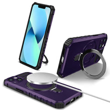Load image into Gallery viewer, MagSafe Magnetic Holder Phone Case, For iPhone 13 Pro Max, For iPhone 13 Pro, For iPhone 13, For iPhone 12, For iPhone 12 Pro Max, For iPhone 12 Pro, For iPhone 11 Pro Max, For iPhone 11