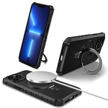 Load image into Gallery viewer, MagSafe Magnetic Holder Phone Case, For iPhone 13 Pro Max, For iPhone 13 Pro, For iPhone 13, For iPhone 12, For iPhone 12 Pro Max, For iPhone 12 Pro, For iPhone 11 Pro Max, For iPhone 11