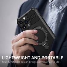 Load image into Gallery viewer, MagSafe Magnetic Holder Phone Case, For iPhone 13 Pro Max, For iPhone 13 Pro, For iPhone 13, For iPhone 12, For iPhone 12 Pro Max, For iPhone 12 Pro, For iPhone 11 Pro Max, For iPhone 11