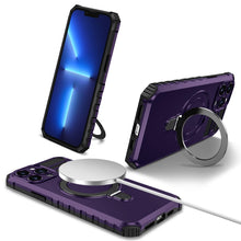 Load image into Gallery viewer, MagSafe Magnetic Holder Phone Case, For iPhone 13 Pro Max, For iPhone 13 Pro, For iPhone 13, For iPhone 12, For iPhone 12 Pro Max, For iPhone 12 Pro, For iPhone 11 Pro Max, For iPhone 11