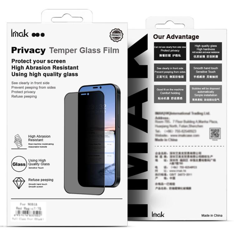 imak HD Full Screen Privacy Tempered Glass Protective Film, Phone Case Edition