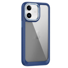Load image into Gallery viewer, Carbon Fiber Transparent Back Panel Phone Case, For iPhone 11 Pro Max, For iPhone 11