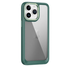 Load image into Gallery viewer, Carbon Fiber Transparent Back Panel Phone Case, For iPhone 11 Pro Max, For iPhone 11