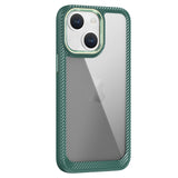 Carbon Fiber Transparent Back Panel Phone Case, For iPhone 14, For iPhone 14 Pro, For iPhone 14 Pro Max, For iPhone 13 Pro Max, For iPhone 13 Pro, For iPhone 13, For iPhone 12, For iPhone 12 Pro Max, For iPhone 12 Pro