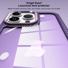 Load image into Gallery viewer, Carbon Fiber Transparent Back Panel Phone Case, For iPhone 11 Pro Max, For iPhone 11