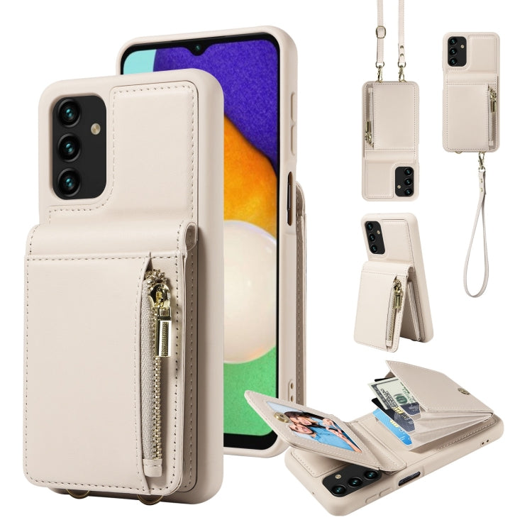 Crossbody Lanyard Zipper Wallet Leather Phone Case