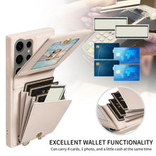 Load image into Gallery viewer, Crossbody Lanyard Zipper Wallet Leather Phone Case