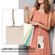 Load image into Gallery viewer, Crossbody Lanyard Zipper Wallet Leather Phone Case
