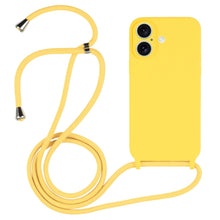Load image into Gallery viewer, Crossbody Lanyard Liquid Silicone Case, For iPhone 16 Pro Max, For iPhone 16 Pro, For iPhone 16 Plus