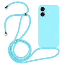 Load image into Gallery viewer, Crossbody Lanyard Liquid Silicone Case, For iPhone 16 Pro Max, For iPhone 16 Pro, For iPhone 16 Plus